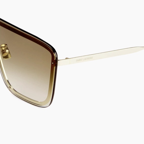 Saint Laurent- New Wave 99MM Mask Sunglasses - Picture 3 of 4